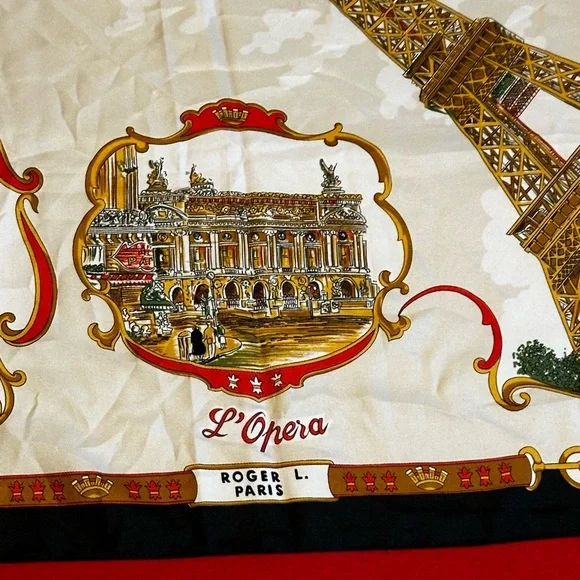 Souvenir de Paris Vintage Women Scarf